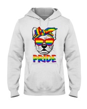 Pride LGBT Gay Be Lesbian Frenchie Funny Hooded Sweatshirt tile