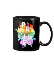 LGBT Pride Rainbow Floral Flag Flower Gift Mug tile