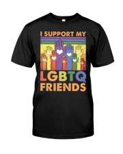 LGBTQ Pride I Support My LGBTQ Friends Premium Fit Mens Tee tile