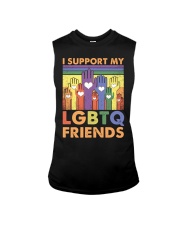 LGBTQ Pride I Support My LGBTQ Friends Sleeveless Tee tile