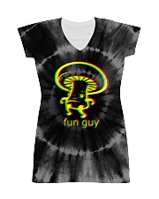 Mushroom fun guy All-Over Dress tile