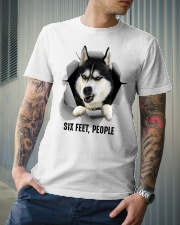 Husky Six feet people Classic T-Shirt lifestyle-mens-crewneck-front-6