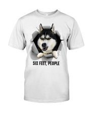 Husky Six feet people Premium Fit Mens Tee tile