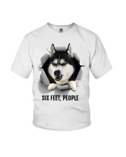 Husky Six feet people Youth T-Shirt tile