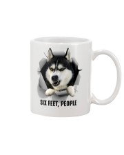 Husky Six feet people Mug tile