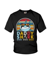 Vintage Daddy shark doo Youth T-Shirt tile