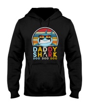 Vintage Daddy shark doo Hooded Sweatshirt tile