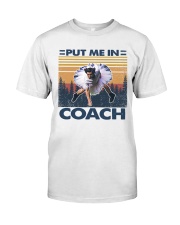 Retro Put me in coach Classic T-Shirt front