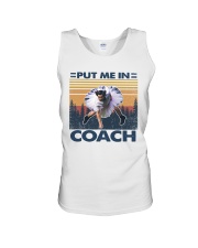 Retro Put me in coach Unisex Tank tile