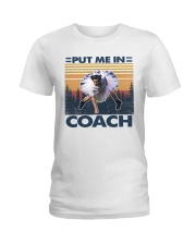 Retro Put me in coach Ladies T-Shirt tile