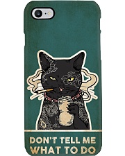 Cat Don't Tell Me What To Do Phone Case i-phone-8-case