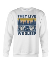 The live we sleep Crewneck Sweatshirt tile