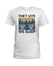 The live we sleep Ladies T-Shirt tile
