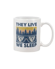 The live we sleep Mug tile
