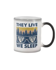 The live we sleep Color Changing Mug tile
