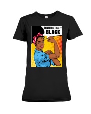 Unapologetically Black Premium Fit Ladies Tee tile