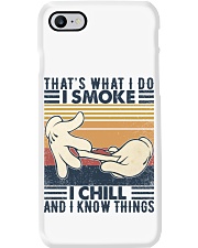 I chill and I know things Phone Case tile