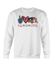 Peace Love Camping Crewneck Sweatshirt tile