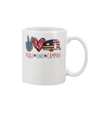 Peace Love Camping Mug tile