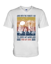 To lose my mind and find my soul V-Neck T-Shirt tile