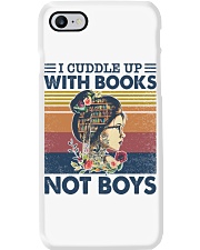 I Cuddle Up With Books Not Boys Phone Case tile