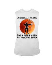 Archery Never Underestimate An Old Man Sleeveless Tee tile