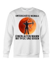 Archery Never Underestimate An Old Man Crewneck Sweatshirt tile