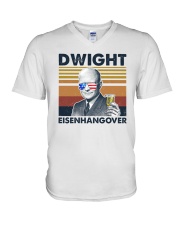 Dwight D Eisenhower V-Neck T-Shirt tile