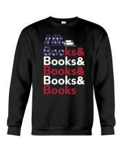 Books and Books Us Flag Crewneck Sweatshirt tile
