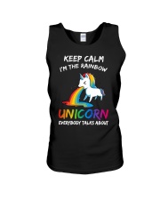 Funny Rainbow Flag Unicorn LGBT Gay Pride Gift Unisex Tank tile