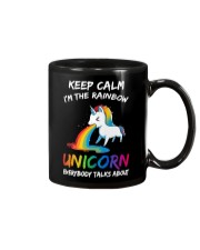 Funny Rainbow Flag Unicorn LGBT Gay Pride Gift Mug tile