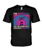 LGBTQ Pride I'm Bisexual V-Neck T-Shirt tile