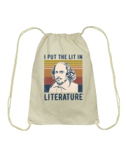 I Put The Lit In Literature William Shakespeare Drawstring Bag tile