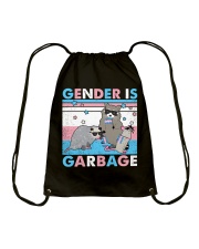 LGBTQ Pride Gender Is Garbage Drawstring Bag tile