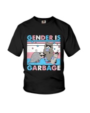 LGBTQ Pride Gender Is Garbage Youth T-Shirt tile