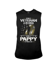 Being a Veteran is an honor Being a Pappy Sleeveless Tee tile