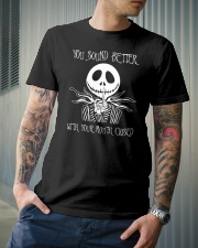 You Sound Better With Your Mouth Closed Classic T-Shirt lifestyle-mens-crewneck-front-6