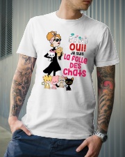 Yes I Am The Crazy Cat Lady Classic T-Shirt lifestyle-mens-crewneck-front-6