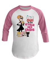 Yes I Am The Crazy Cat Lady Baseball Tee tile
