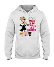 Yes I Am The Crazy Cat Lady Hooded Sweatshirt tile