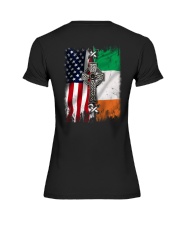 Irish American Flag Premium Fit Ladies Tee tile