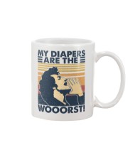 My Diapers Are The Wooorst Mug tile