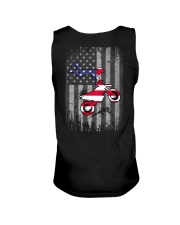 Motocross US Flag Back Unisex Tank tile