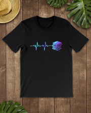 American hologram flag reading Classic T-Shirt lifestyle-mens-crewneck-front-18