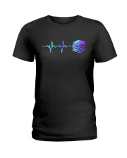 American hologram flag reading Ladies T-Shirt tile