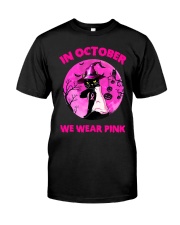 October we wear pink Cat Premium Fit Mens Tee tile