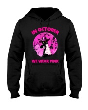 October we wear pink Cat Hooded Sweatshirt tile