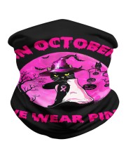 October we wear pink Cat Neck Gaiter tile