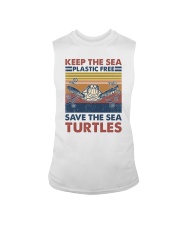 Retro Vintage Sea Turtle Sleeveless Tee tile