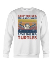 Retro Vintage Sea Turtle Crewneck Sweatshirt tile